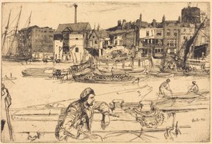Fekete Oroszlán rakpart alkotó: James McNeill Whistler