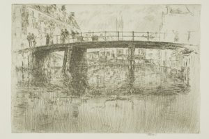 Híd, Amszterdam alkotó: James Abbott McNeill Whistler