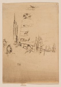 Zászlófüzér alkotó: James Abbott McNeill Whistler