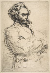 C. L. Drouet, szobrász alkotó: James McNeill Whistler