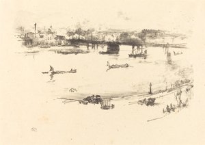 Charing Cross vasúti híd alkotó: James Abbott McNeill Whistler
