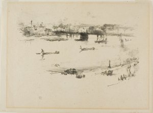 Charing Cross vasúti híd alkotó: James Abbott McNeill Whistler