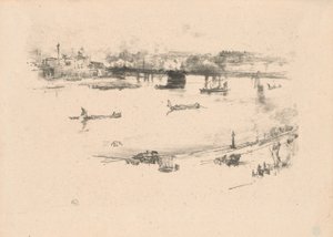 Charing Cross vasúti híd alkotó: James Abbott McNeill Whistler