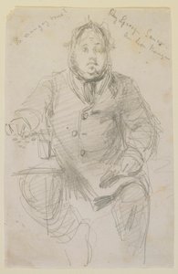 Chez George Sauer a Lion Rouge-ban alkotó: James Abbott McNeill Whistler