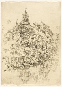 Chateau de Verneuil, Touraine alkotó: James Abbott McNeill Whistler