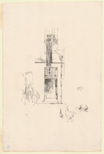 Kakasok és tyúkok, Hôtel Colbert alkotó: James McNeill Whistler