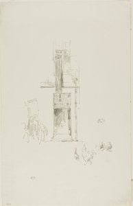 Kakasok és tyúkok, Hôtel Colbert alkotó: James McNeill Whistler