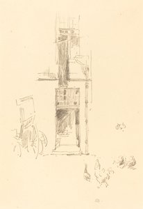 Kakasok és tyúkok, Hôtel Colbert alkotó: James Abbott McNeill Whistler