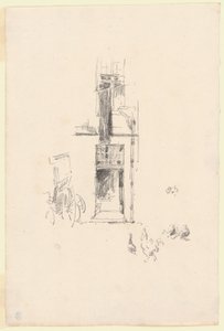 Kakasok és tyúkok, Hôtel Colbert alkotó: James Abbott McNeill Whistler