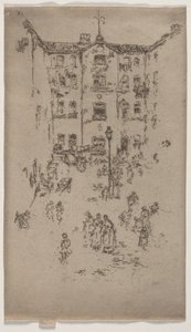 Udvar, Brüsszel alkotó: James McNeill Whistler