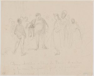 Párizs két híres művésze alkotó: James Abbott McNeill Whistler