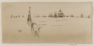 A zászló mártása alkotó: James Abbott McNeill Whistler