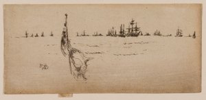 A zászló megmártása alkotó: James McNeill Whistler