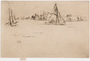 Dordrecht alkotó: James Abbott McNeill Whistler