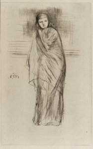 Drapizált modell alkotó: James Abbott McNeill Whistler