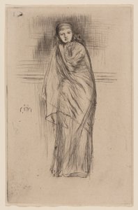 Drapizált modell alkotó: James Abbott McNeill Whistler