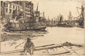 Eagle Wharf alkotó: James Abbott McNeill Whistler