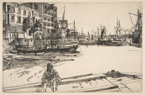 Sas rakpart alkotó: James McNeill Whistler