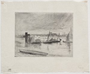 Kora reggel, Battersea alkotó: James McNeill Whistler