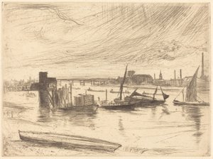 Kora reggel, Battersea alkotó: James McNeill Whistler