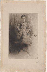 Elinor Leyland alkotó: James Abbott McNeill Whistler