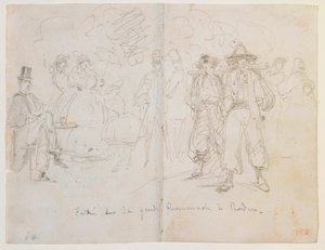Belépett a badeni nagy sétányra alkotó: James Abbott McNeill Whistler