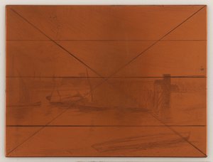Rézkarc: kora reggel, Battersea alkotó: James Abbott McNeill Whistler