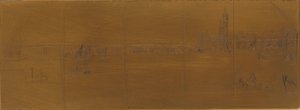 Rézkarc: Old Westminster Bridge alkotó: James Abbott McNeill Whistler