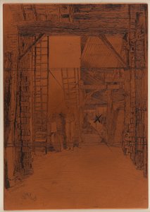 Rézkarclap: A mészégető alkotó: James Abbott McNeill Whistler