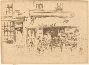 Exeter utca alkotó: James Abbott McNeill Whistler