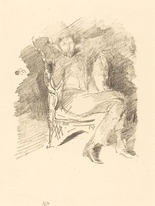 Firelight: Joseph Pennell, No. 1 alkotó: James Abbott McNeill Whistler