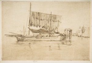 Halászhajó alkotó: James McNeill Whistler