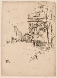Fitzroy tér alkotó: James Abbott McNeill Whistler