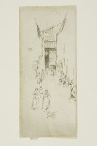 Fleur-de-lys átjáró alkotó: James Abbott McNeill Whistler