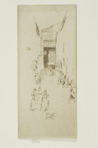 Fleur-de-lys átjáró alkotó: James Abbott McNeill Whistler