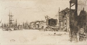 Szabadkereskedelmi rakpart alkotó: James McNeill Whistler