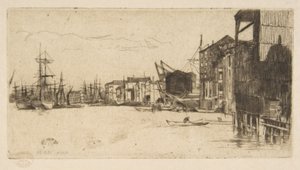 Szabadkereskedelmi rakpart alkotó: James McNeill Whistler