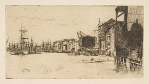 Szabadkereskedelmi rakpart alkotó: James McNeill Whistler