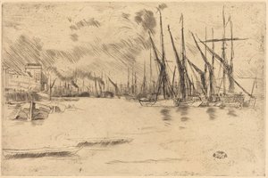 A Savanyú-hering lépcsőtől alkotó: James McNeill Whistler