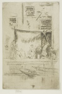Gyümölcsbódé alkotó: James Abbott McNeill Whistler