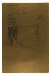 Gyümölcsbódé alkotó: James Abbott McNeill Whistler