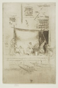Gyümölcsbódé alkotó: James Abbott McNeill Whistler