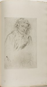 Fumette hajlított feje alkotó: James McNeill Whistler