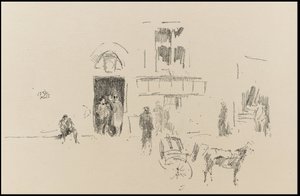 Gaiety Stage Door alkotó: James Abbott McNeill Whistler
