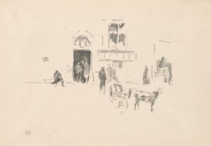 Gaiety Stage Door alkotó: James Abbott McNeill Whistler