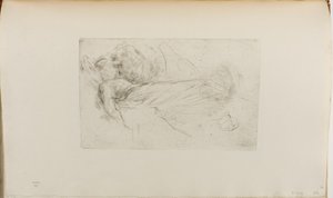 Lány fekve alkotó: James Abbott McNeill Whistler