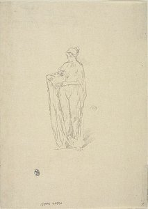 Lány tállal alkotó: James Abbott McNeill Whistler
