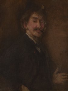 Arany és barna: önarckép alkotó: James McNeill Whistler