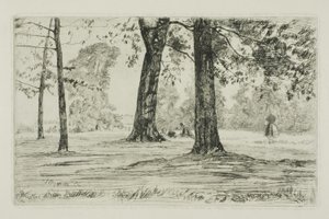 Greenwich Park alkotó: James Abbott McNeill Whistler