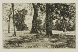Greenwich Park alkotó: James Abbott McNeill Whistler